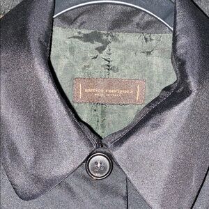 Narciso Rodriguez Black Button-Up lightweight Jacket